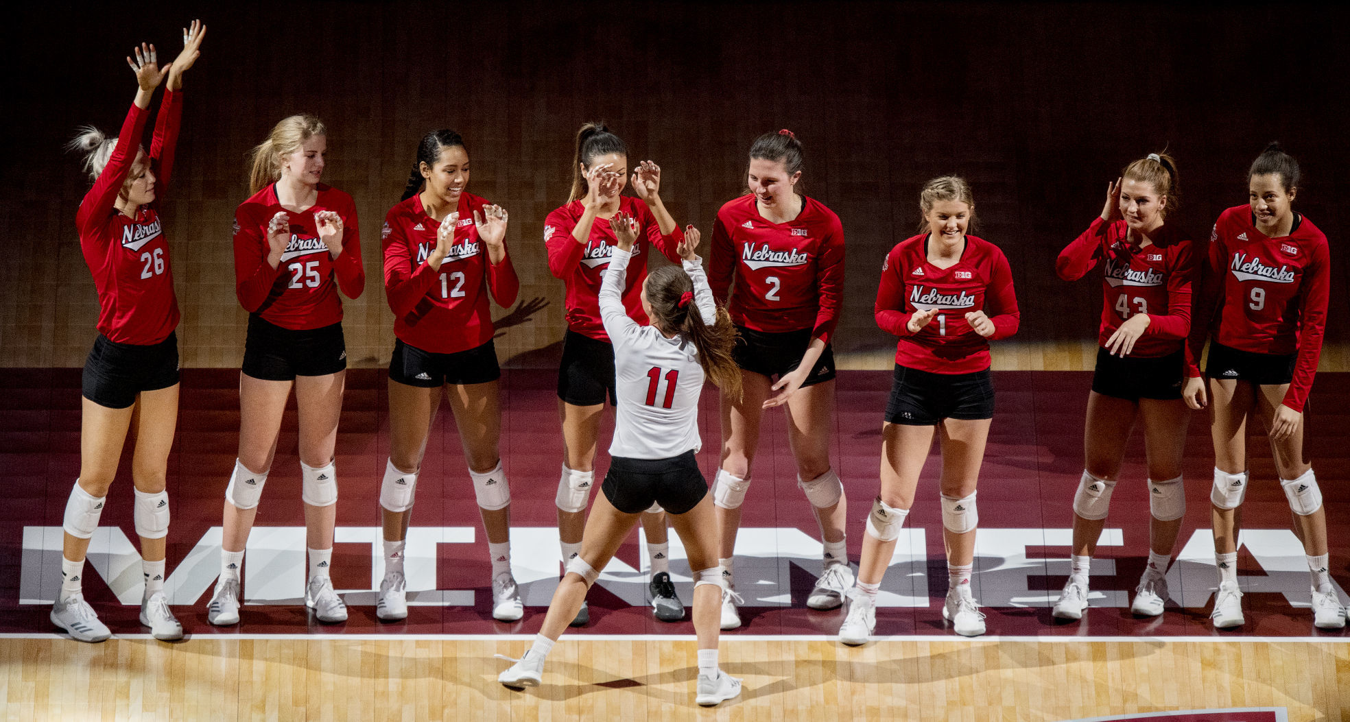 Nebraska volleyball vs. Illinois, 12.13